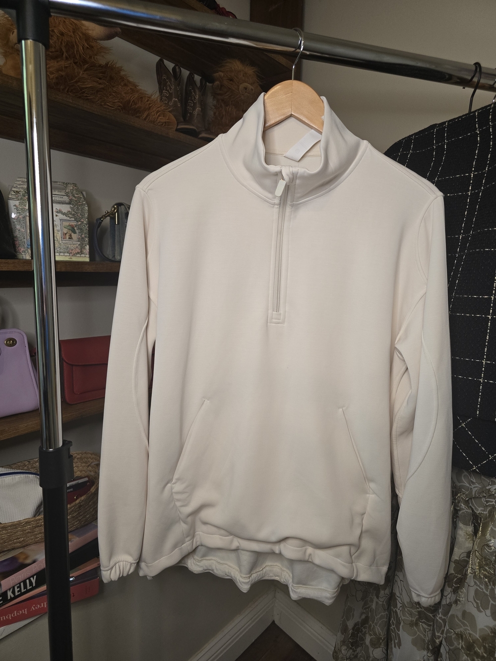 Lululemon Softstreme Half-Zip In Ivory *Long